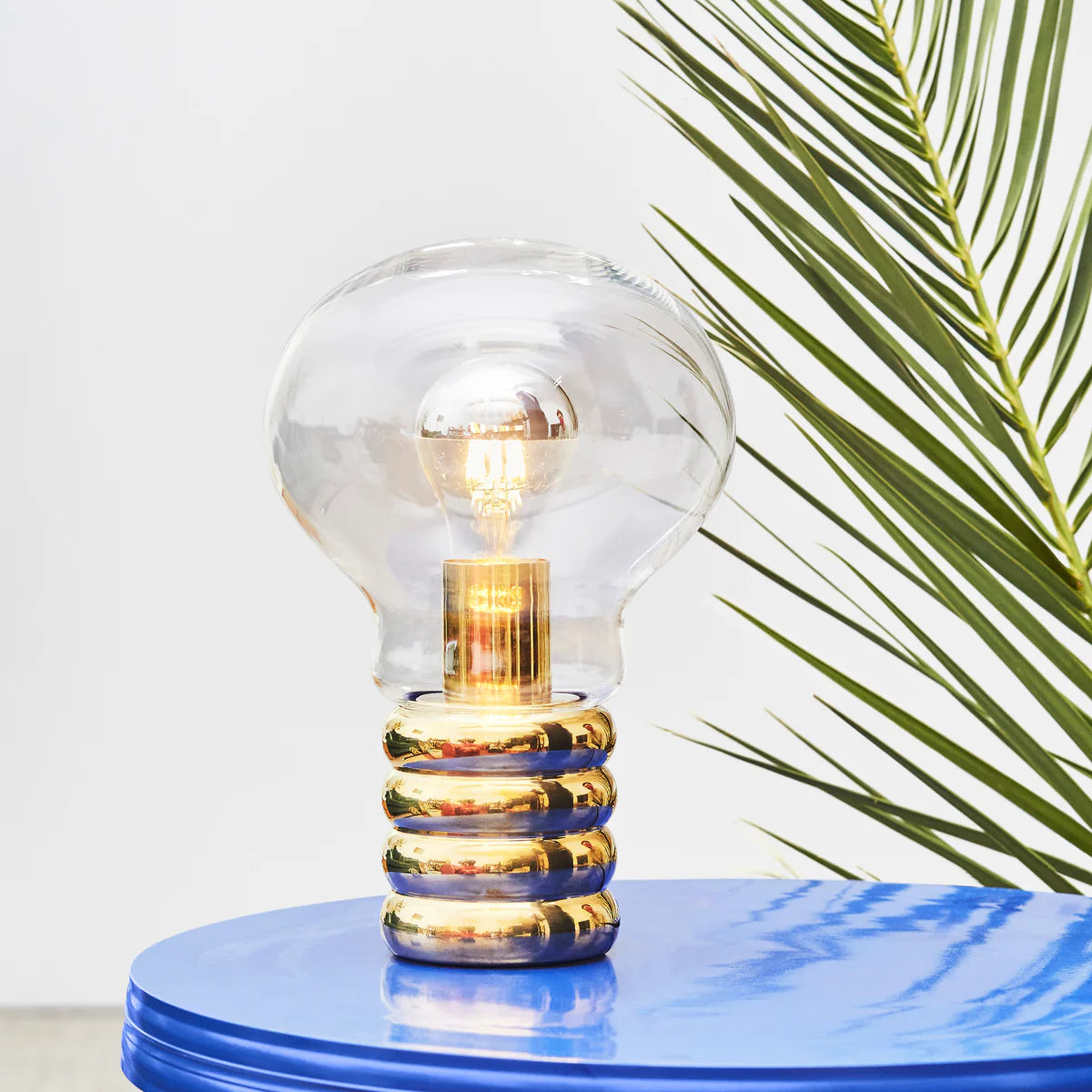 Brass Bulb Table Lamp